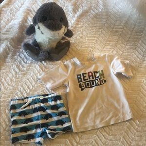 🌺3for$20 Koala  9-12 month trunks & rash guard